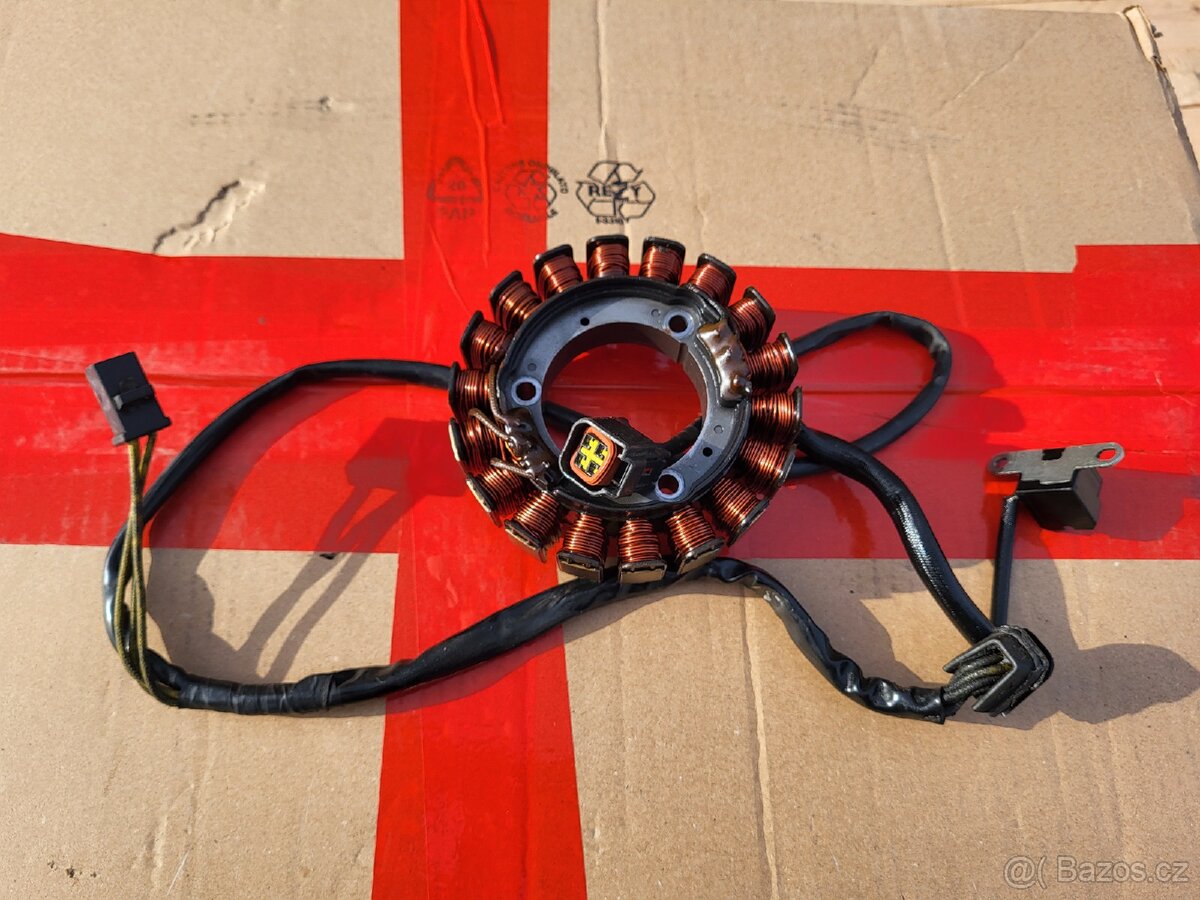Suzuki XF 650 Freewind stator, snímací cívka