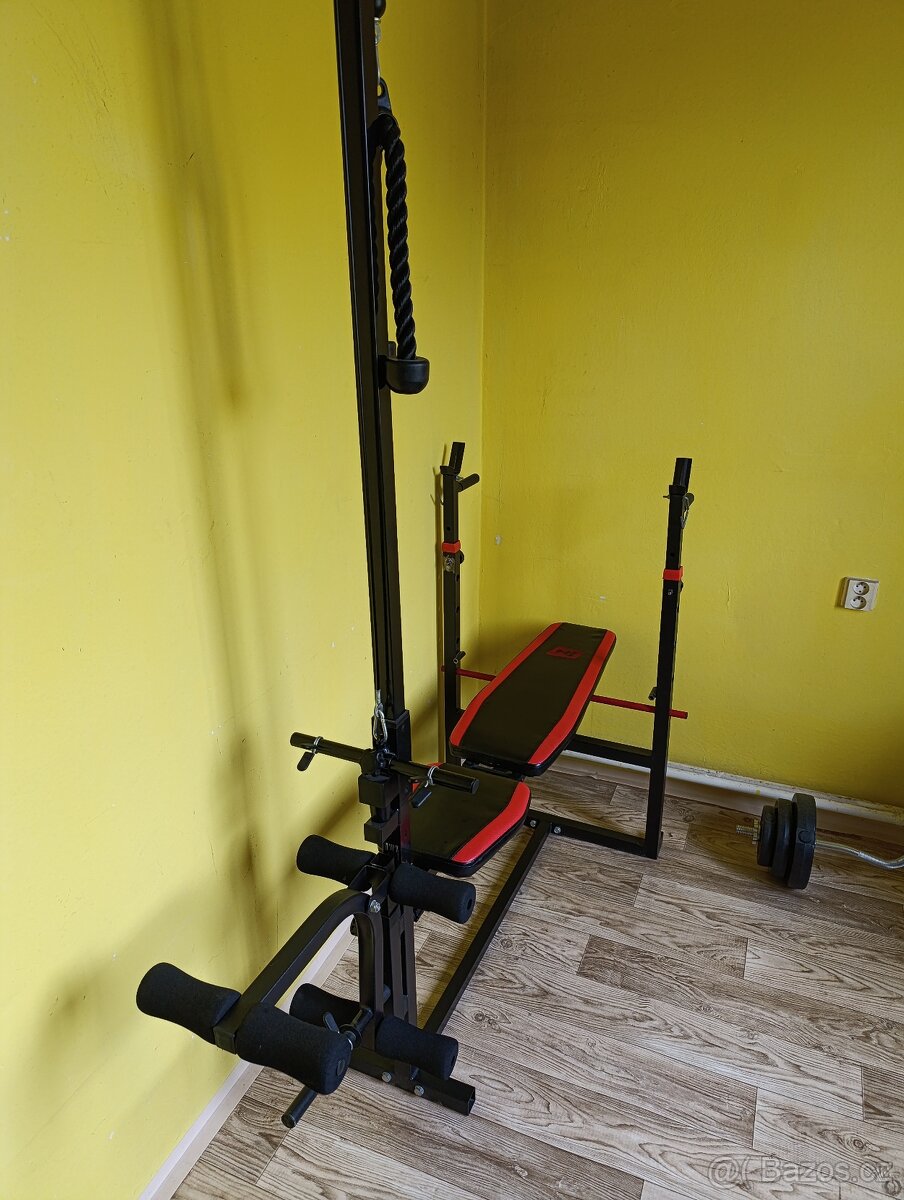 Posilovací set-činky,ez osa, velká osa, stojan na dřepy