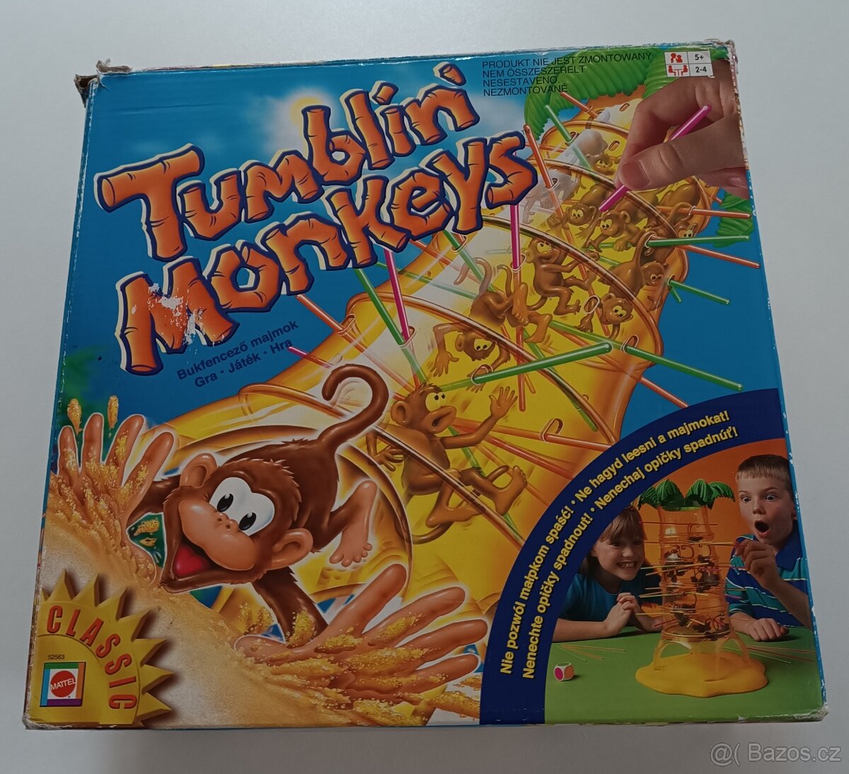 Hra stolní společenská Padající opičky