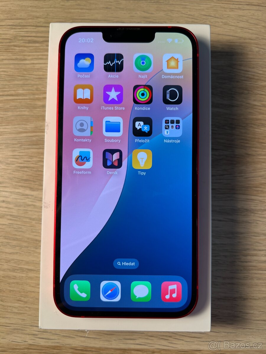 Apple iPhone 14 128GB červená - KONDICE BATERIE 98%