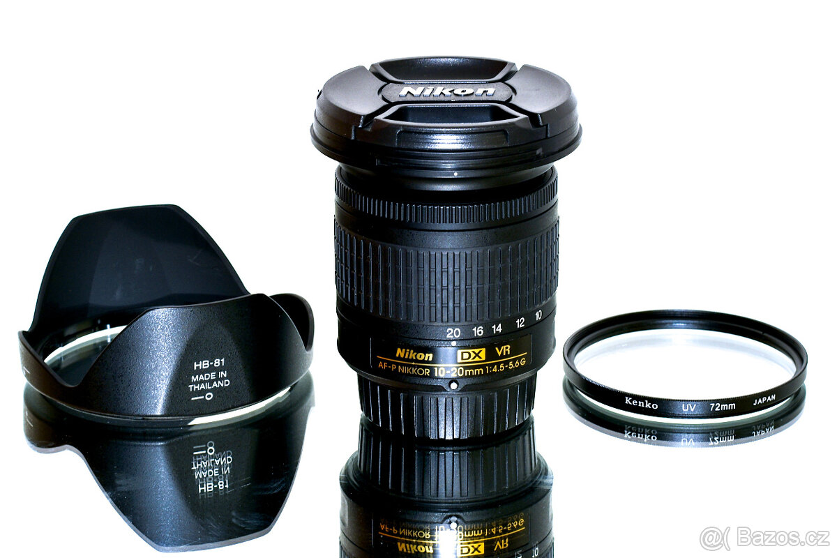 Nikon AF-P Nikkor 10-20mm VR + UV filtr TOP STAV
