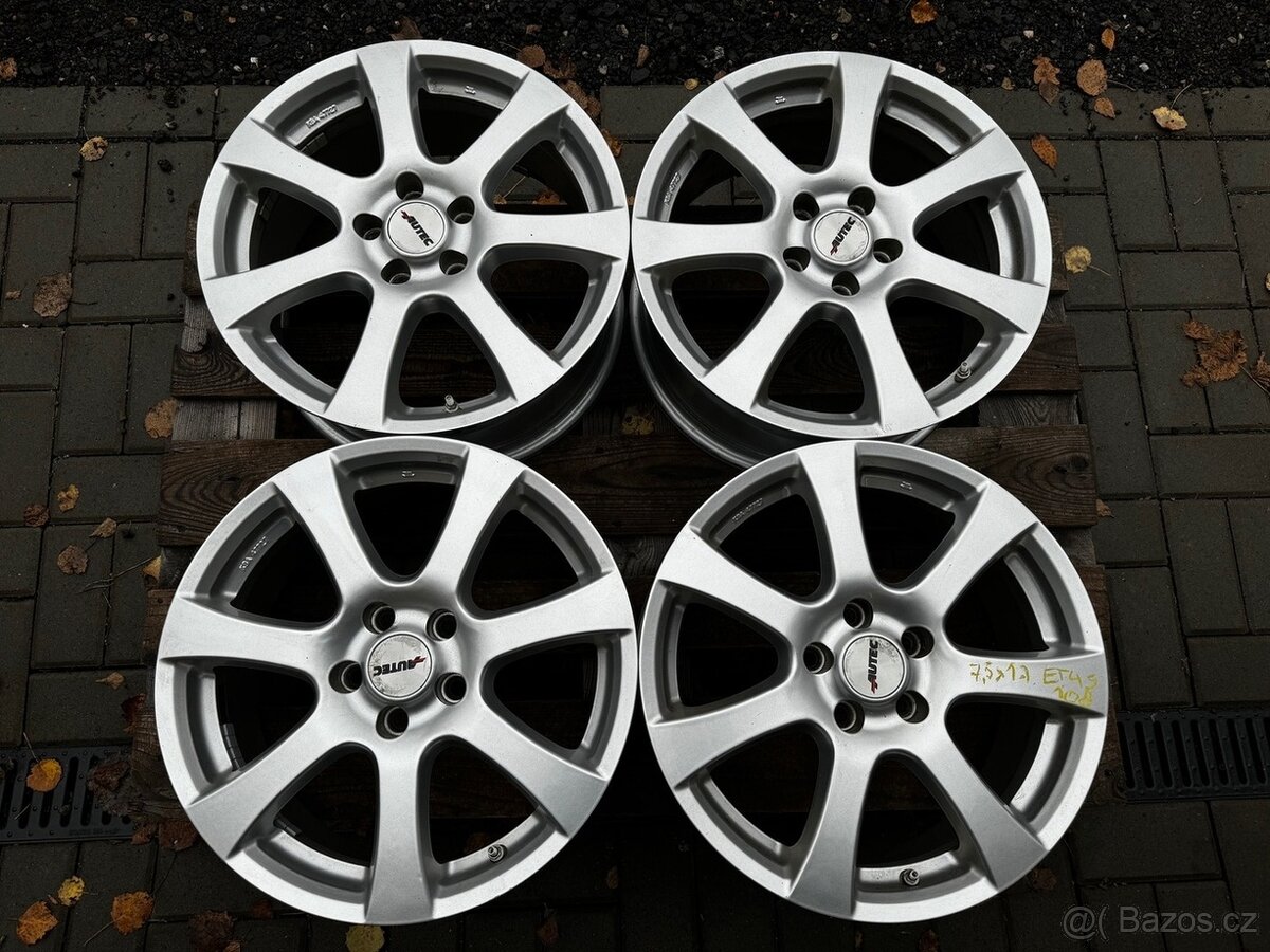 Alu kola, disky r17 5x108 Autec ET45