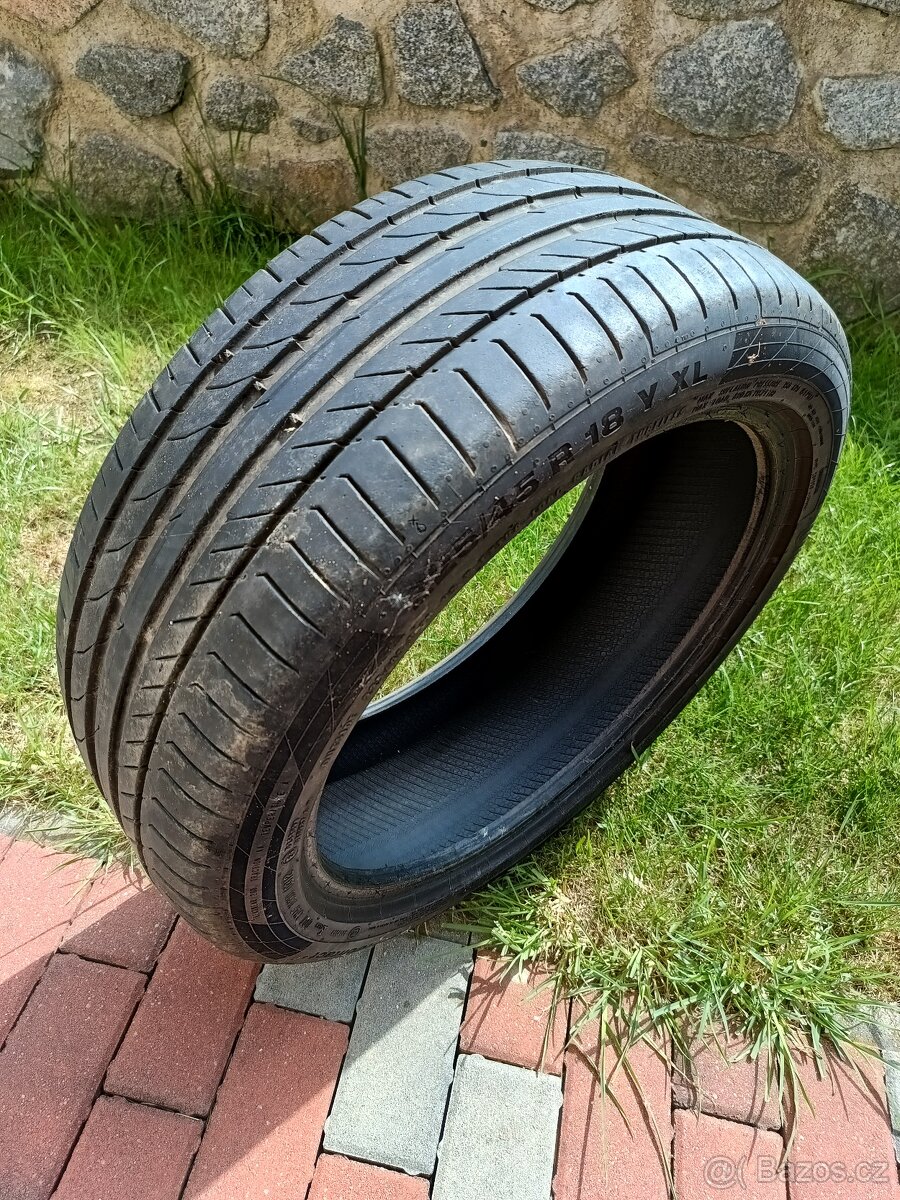 2x letní Continental 225/45 r18