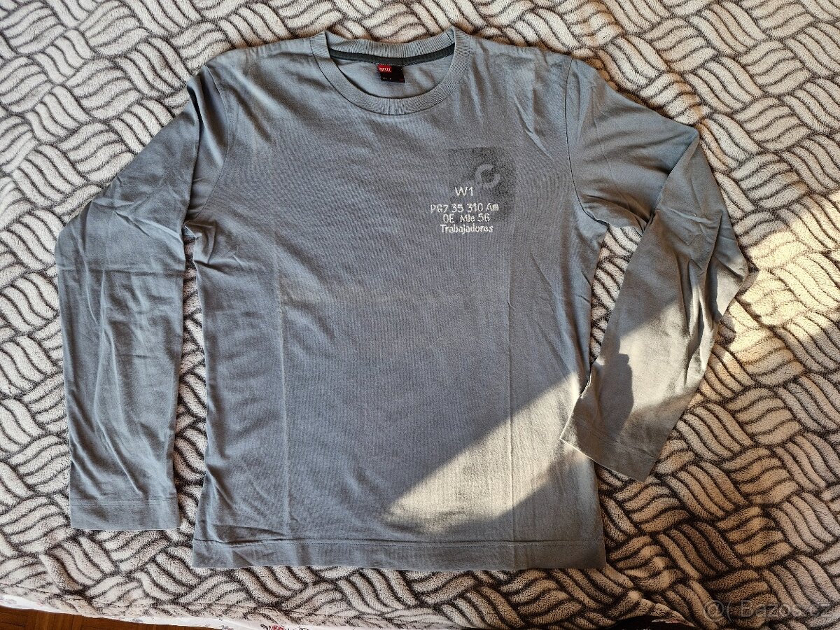 Pánské triko Diesel M,dlouhý rukáv