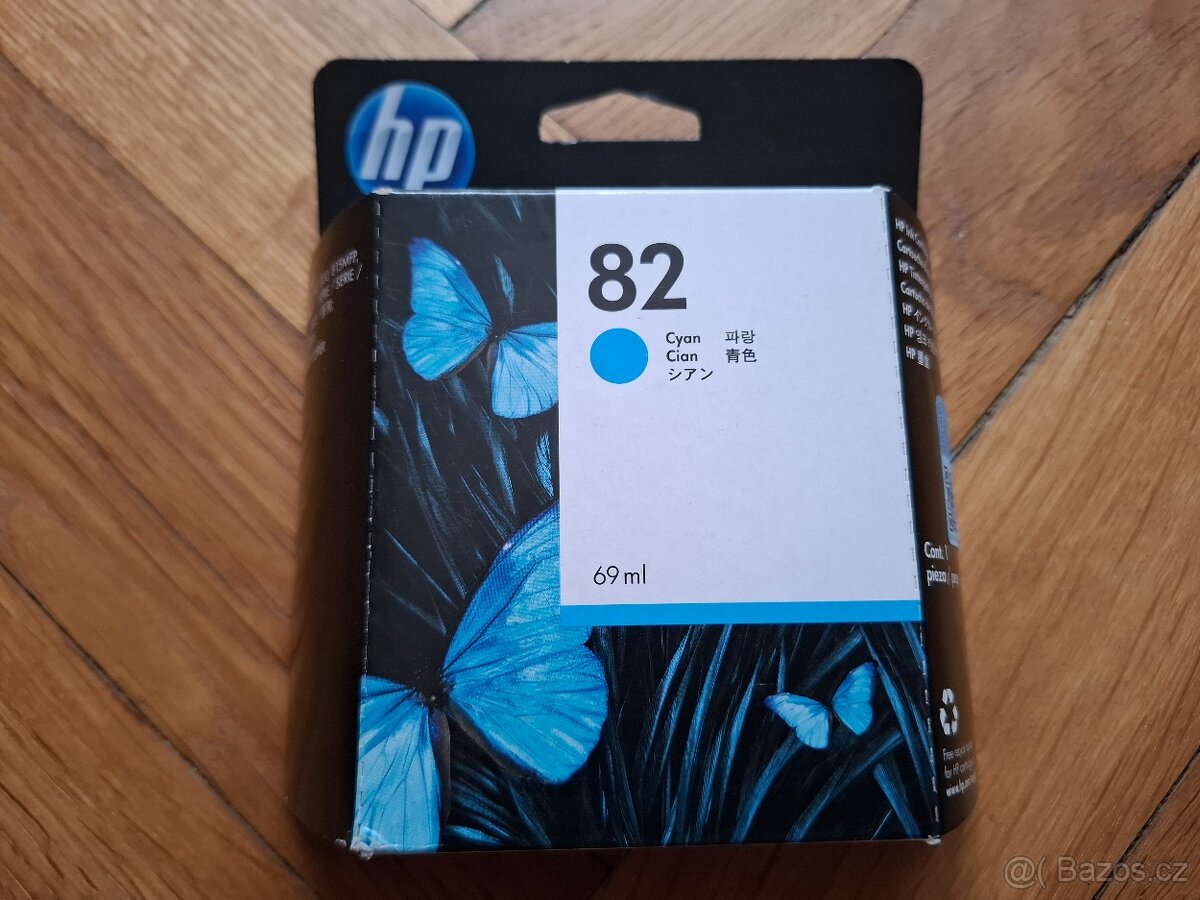 Hp Ink Cartridge No.82 Cyan