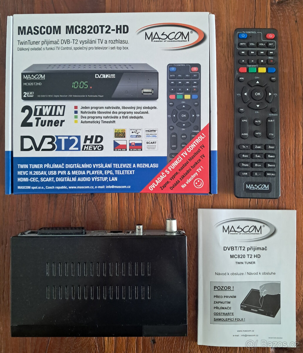 Set-top box Mascom MC820T2 HD Dual