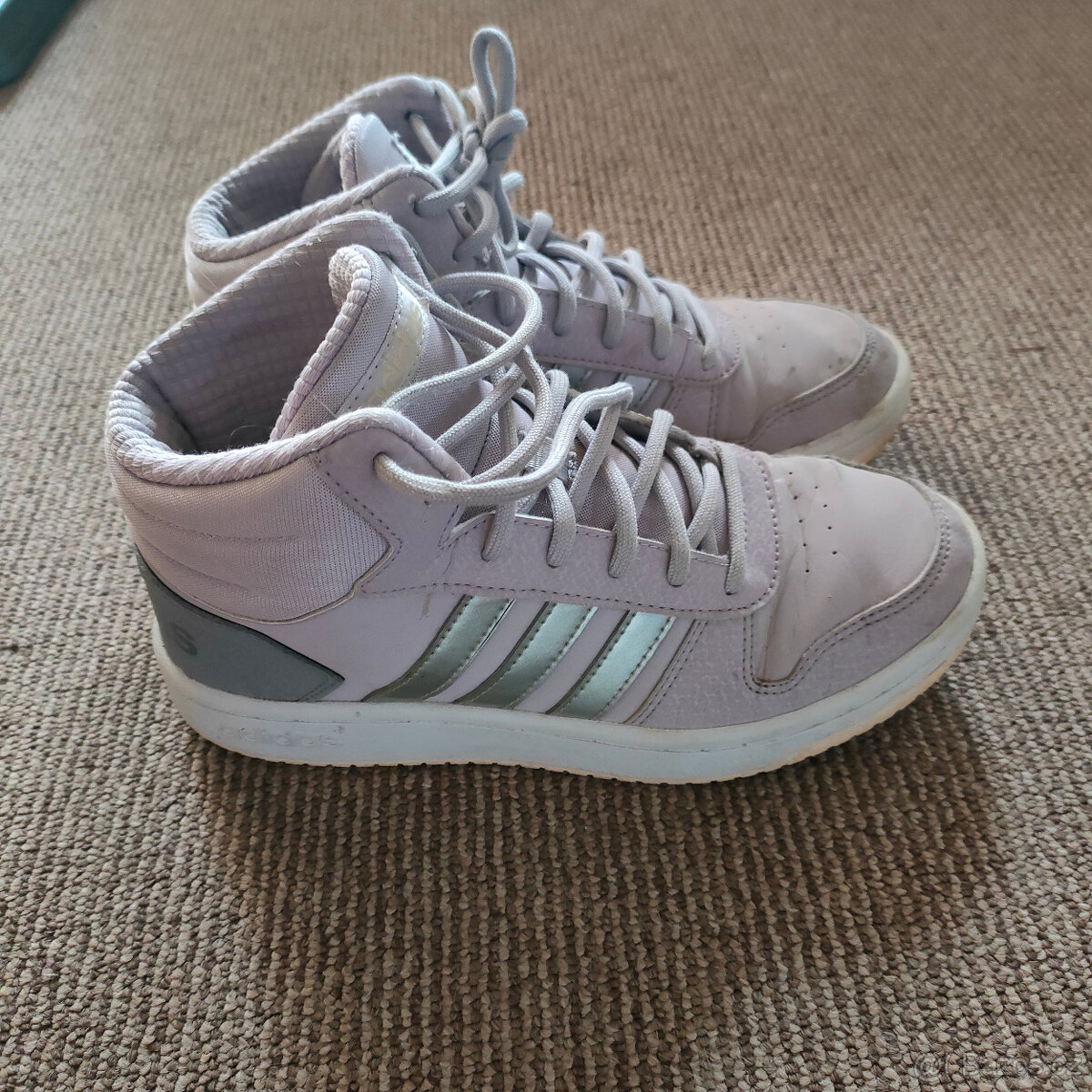 Vyšší lila tenisky Adidas 36