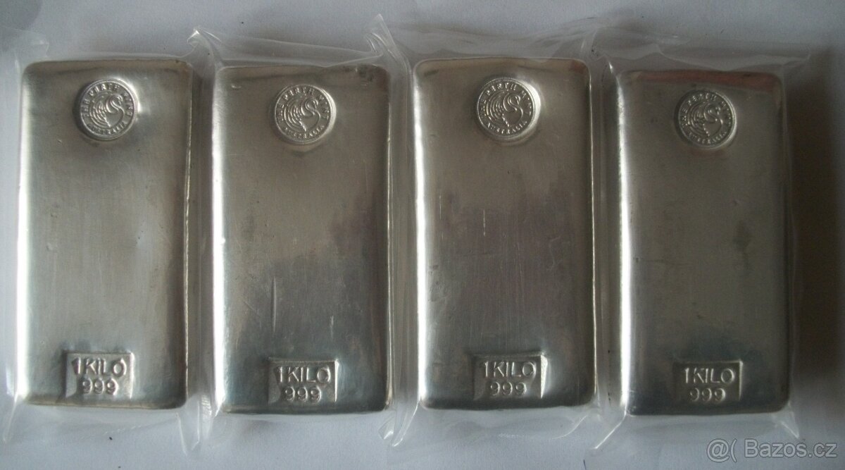 Stříbrný slitek The Perth Mint 1kg