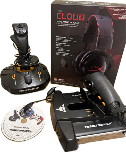 Herní ovladač s plynovým pedálem Thrustmaster T.16000M FCS