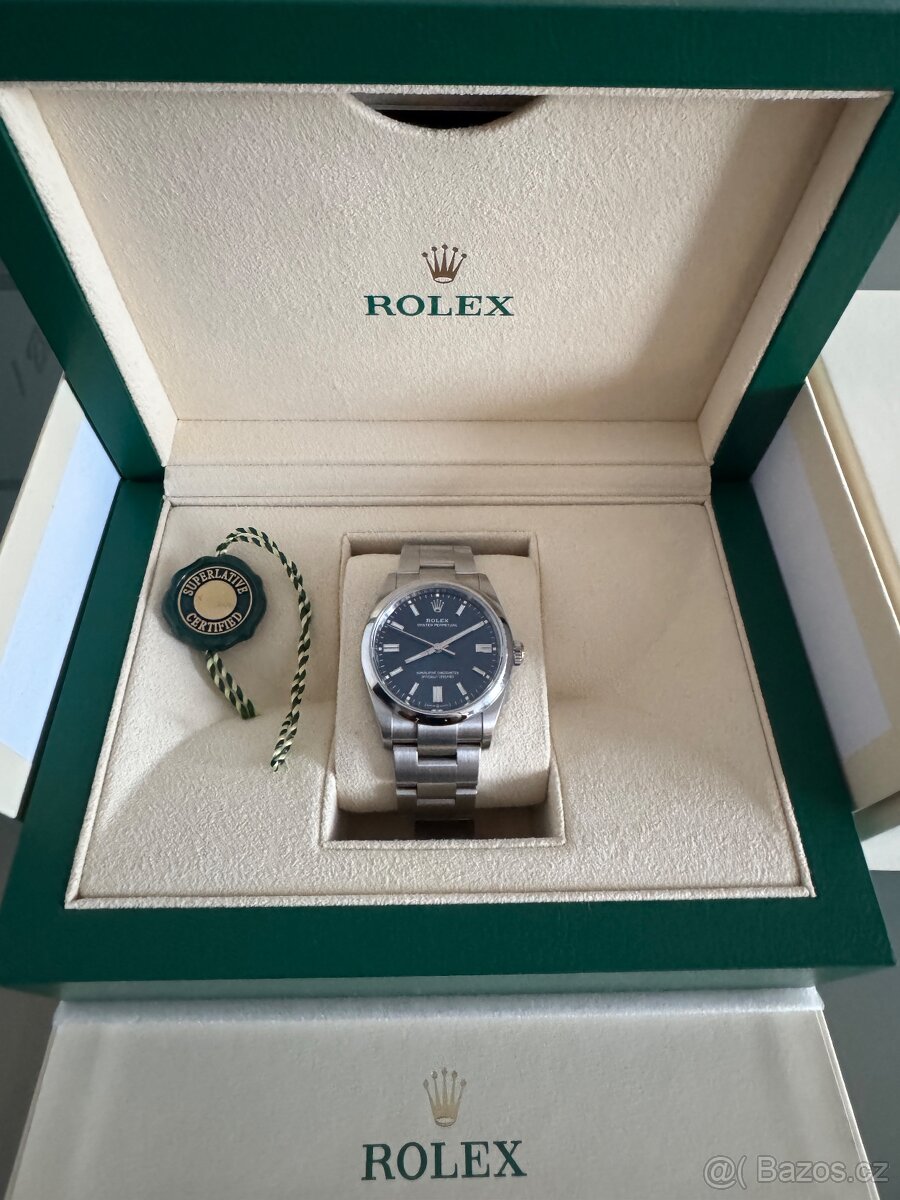 ROLEX OYSTER PERPETUAL 36 MM BLUE