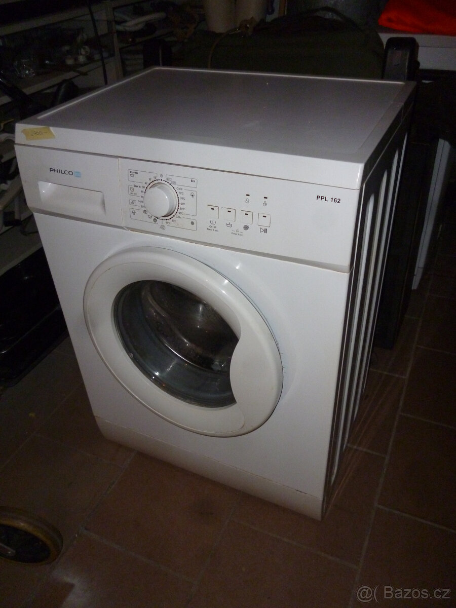 pračka philco na 6 kg, 1000 ot.,krátký program 15 min.