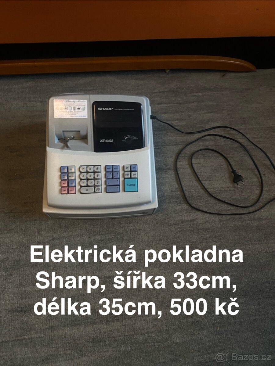 Elektrická pokladna Sharp