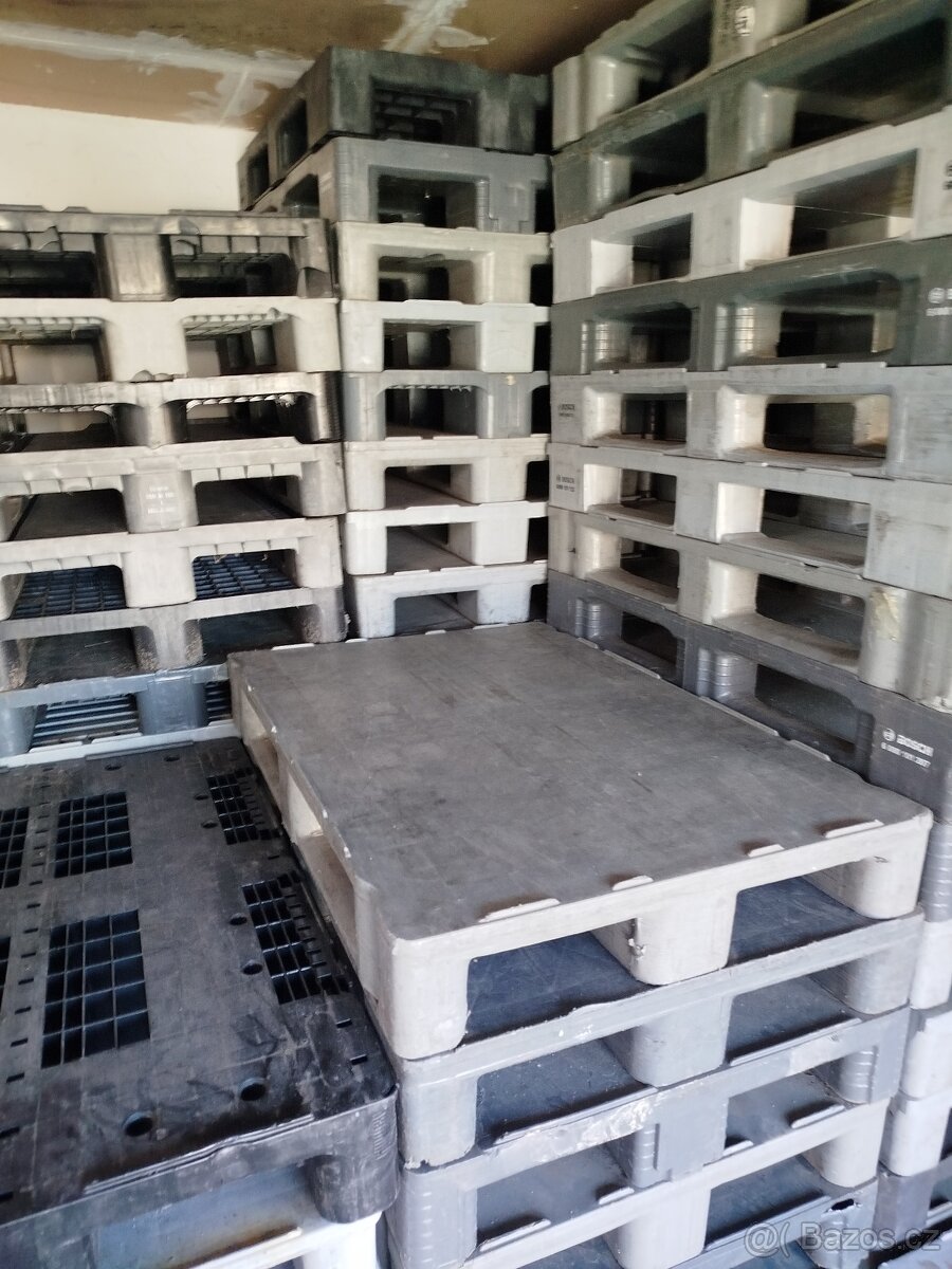 Plastové palety 120x80 extra pevné