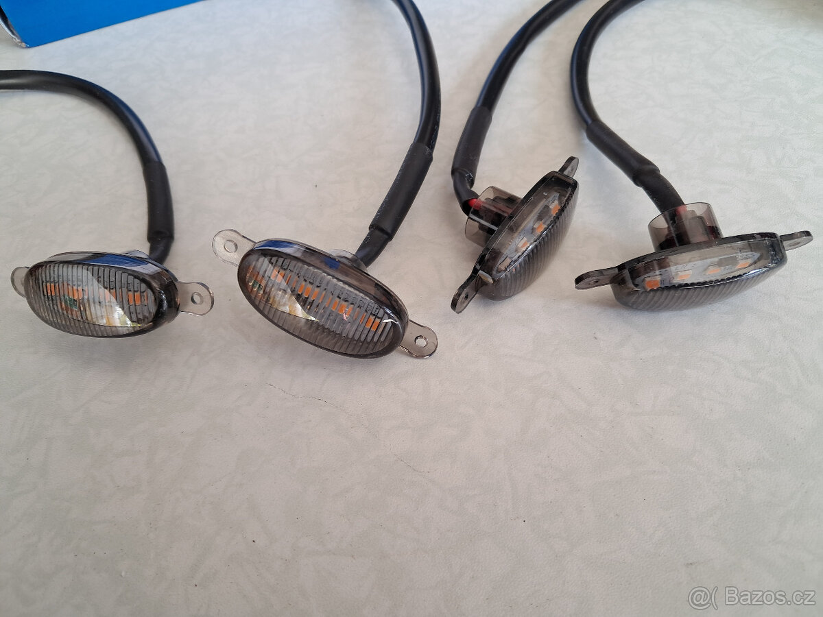 Oranžové LED do masky