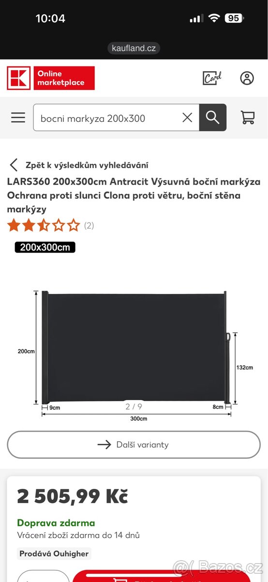 Boční markýza