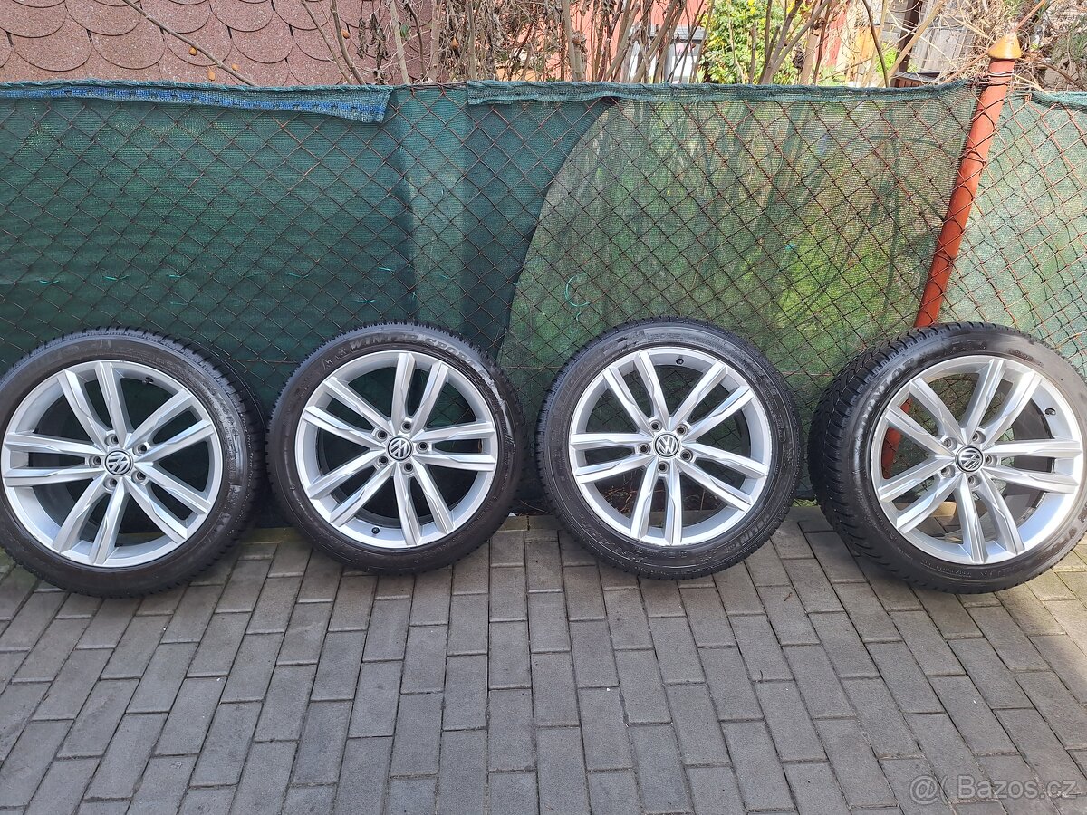 Alu disky VW Dartford 5x112 R18 et44 + 235/45 R18