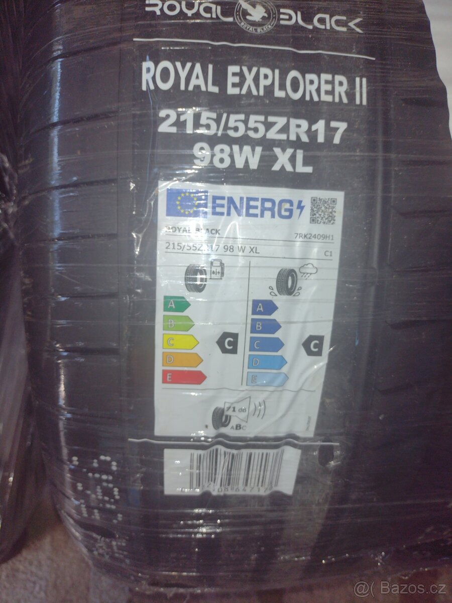215/55 R17 nové 4 ks letni