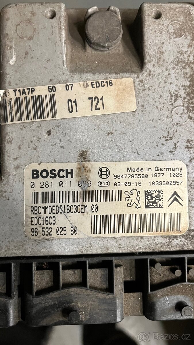 Řídilcí jednotka Bosch EDC16c3 0 281 011 089