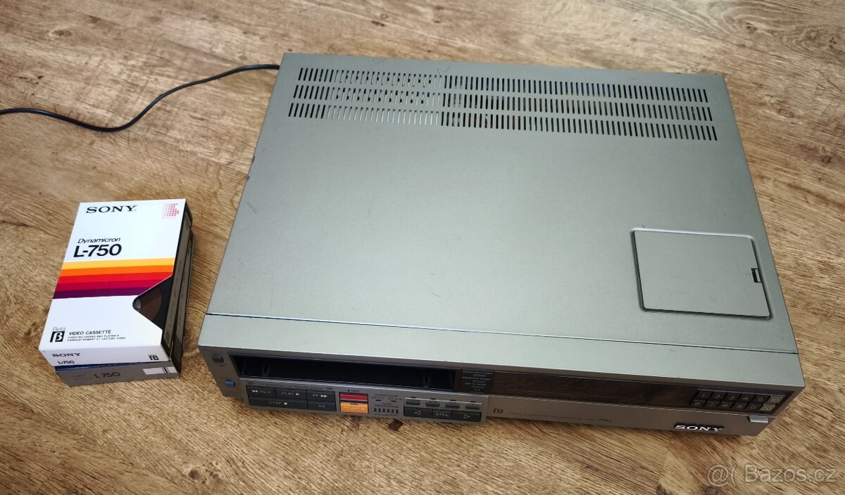 Videorekordér Betamax Sony Sl C9e (1982),čti popis
