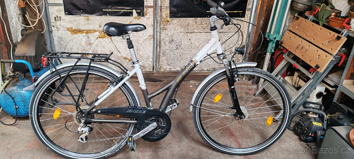Zánovní městské kolo RIXE 28" hliníkový rám