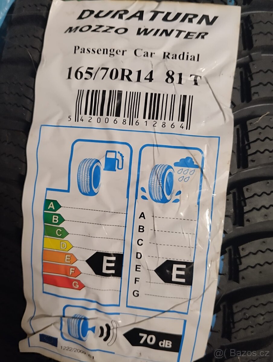 ZIMNÍ 165/70 R14 NOVÉ
