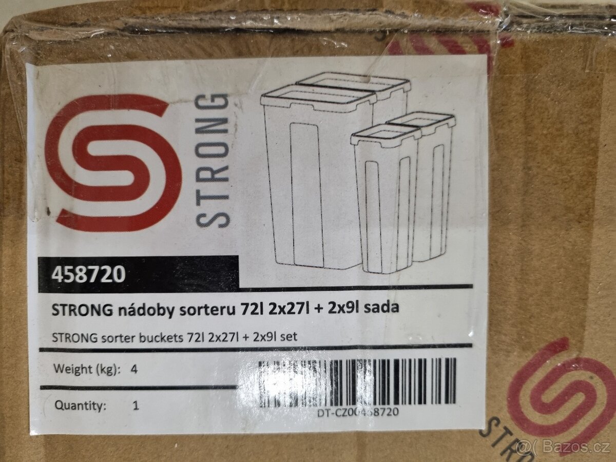 Vestavný odpadkový koš do skříňky StrongBins