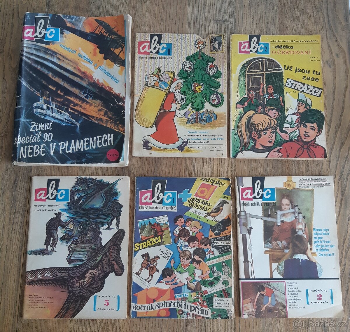 36x starší čísla ABC, ročník 15-42, speciály