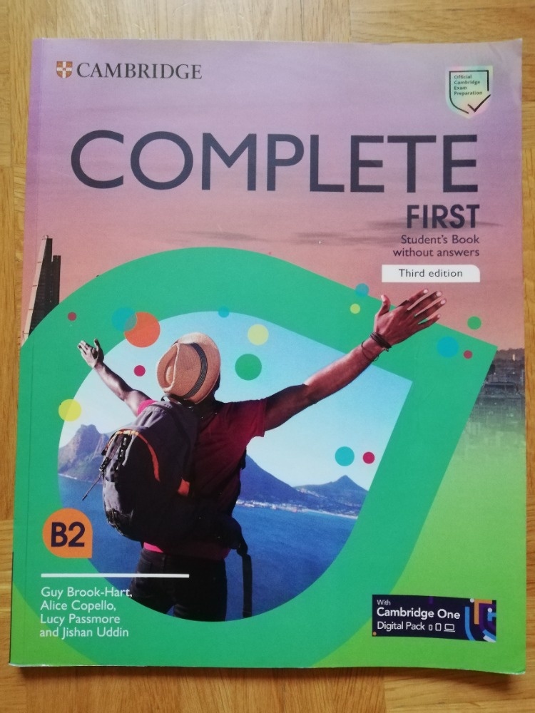 COMPLETE FIRST Student's Book without answers, 3rd edition