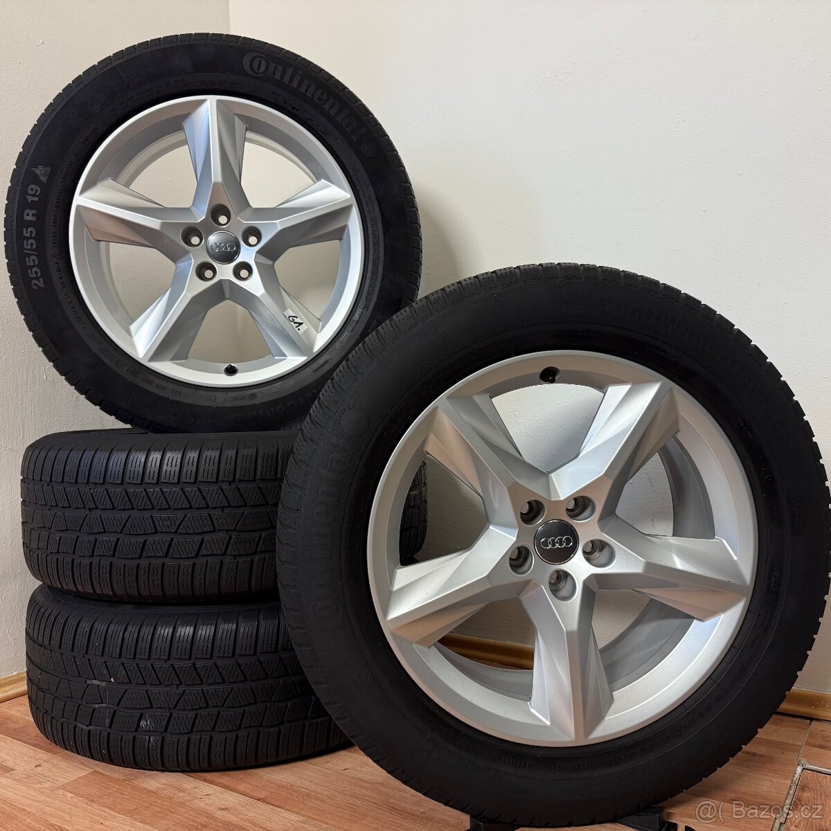 AUDI Q7 4M 5x112 R19 ET28+ZIMNÍ 255/55R19 5,5mm