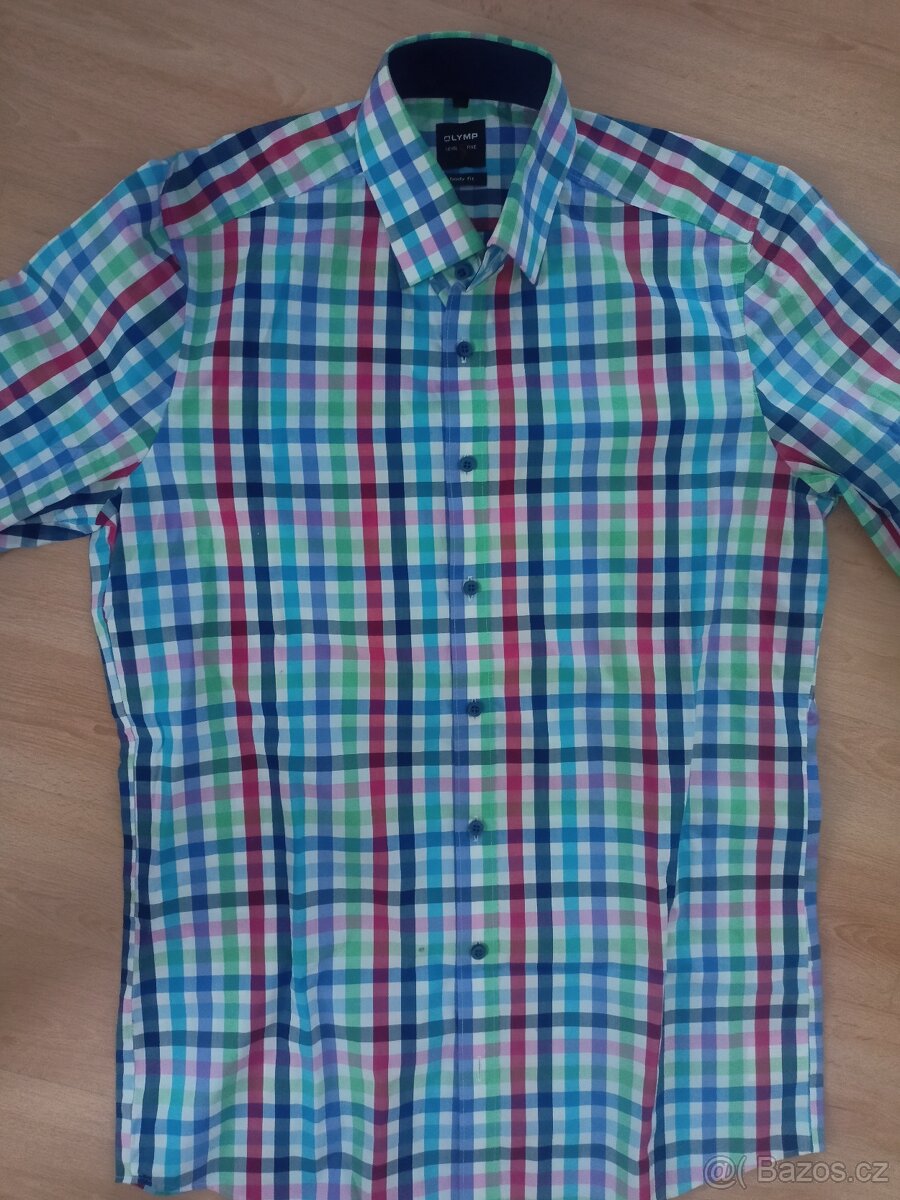 Nová pánská body fit košile Olymp Level Five/40-M