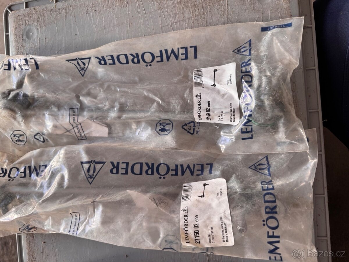 Tyčky stabilizátoru LEMFÖRDER L/P 27150 a 27149 - BMW E60