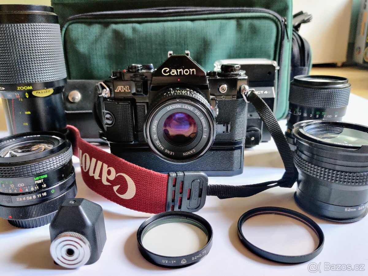 CANON A1 včetně velkého množství příslušenství