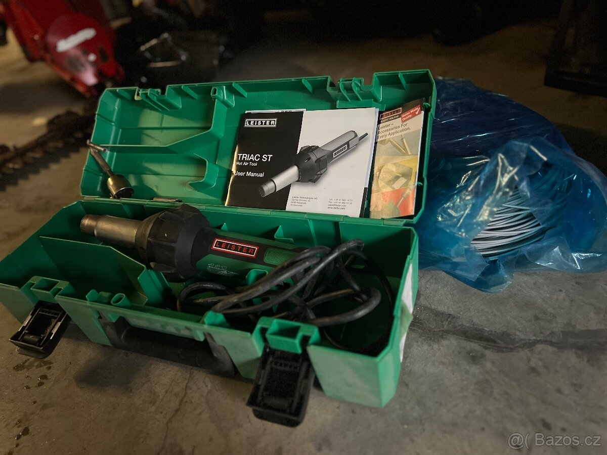 Leister TRIAC ST skoro nový s příslušenstvím