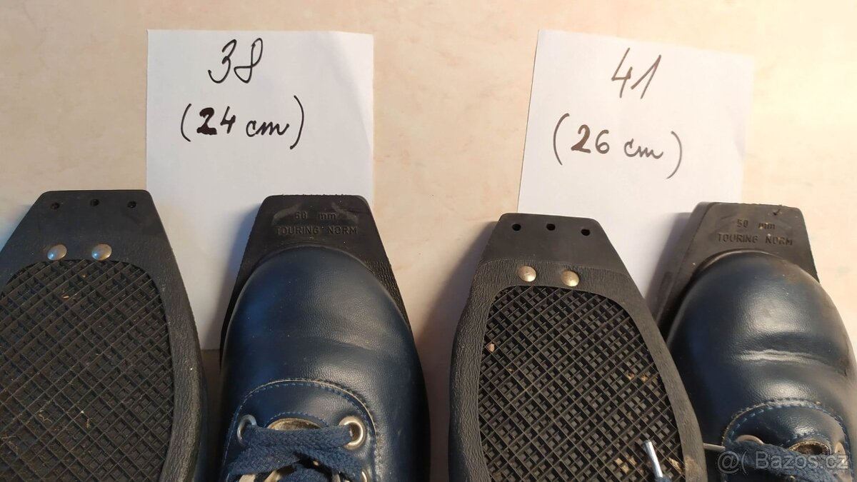 boty na běžky 38 a 41