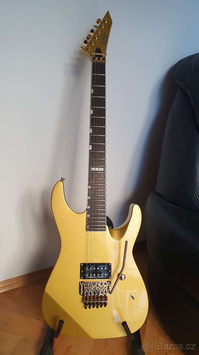 Zánovní kytara ESP LTD M-1 '87 Metallic Gold
