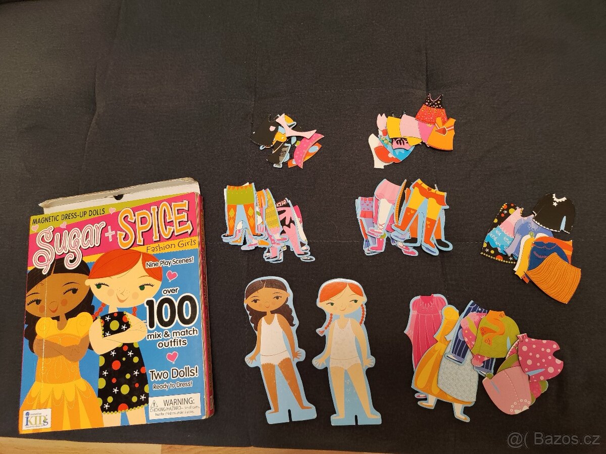 Magnetické oblékací panenky