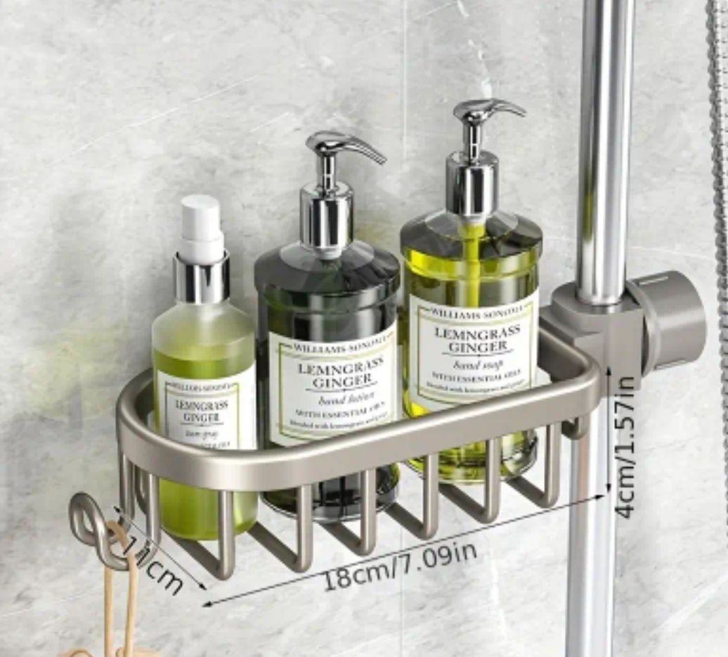 Košík na sprchovou tyč nebo baterii