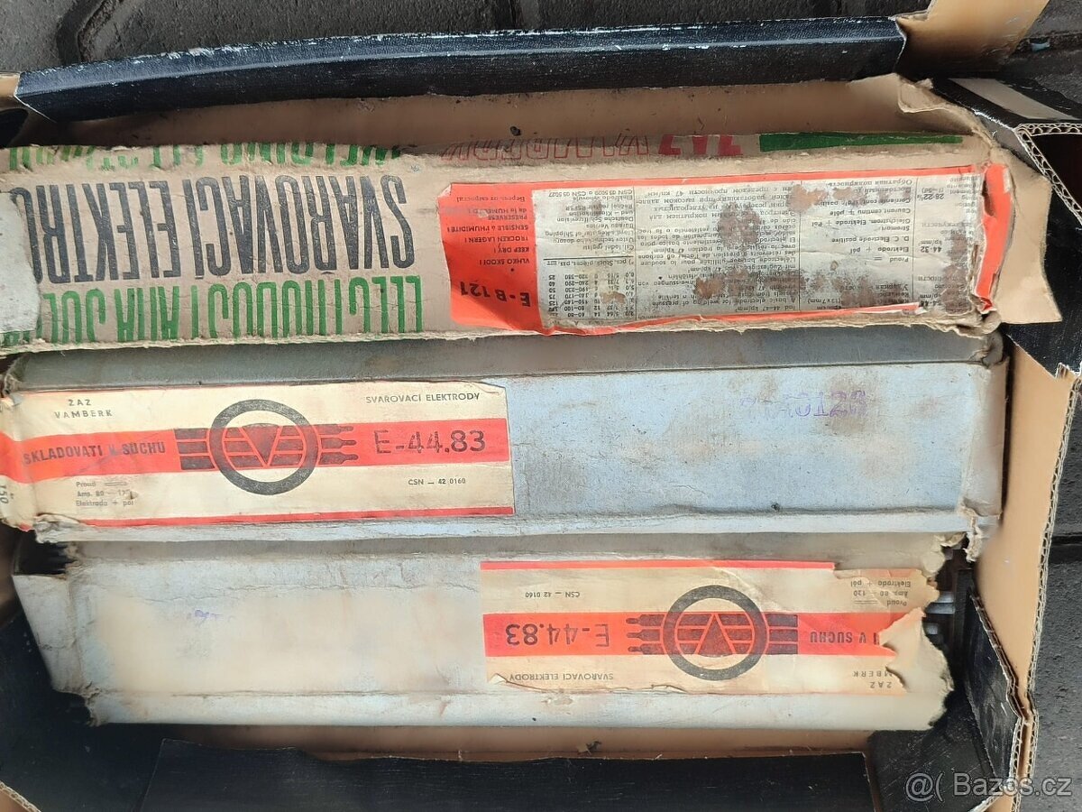 SVAŘOVACÍ ELEKTRODY JEŠTĚ STARÉ KVALITNÍ