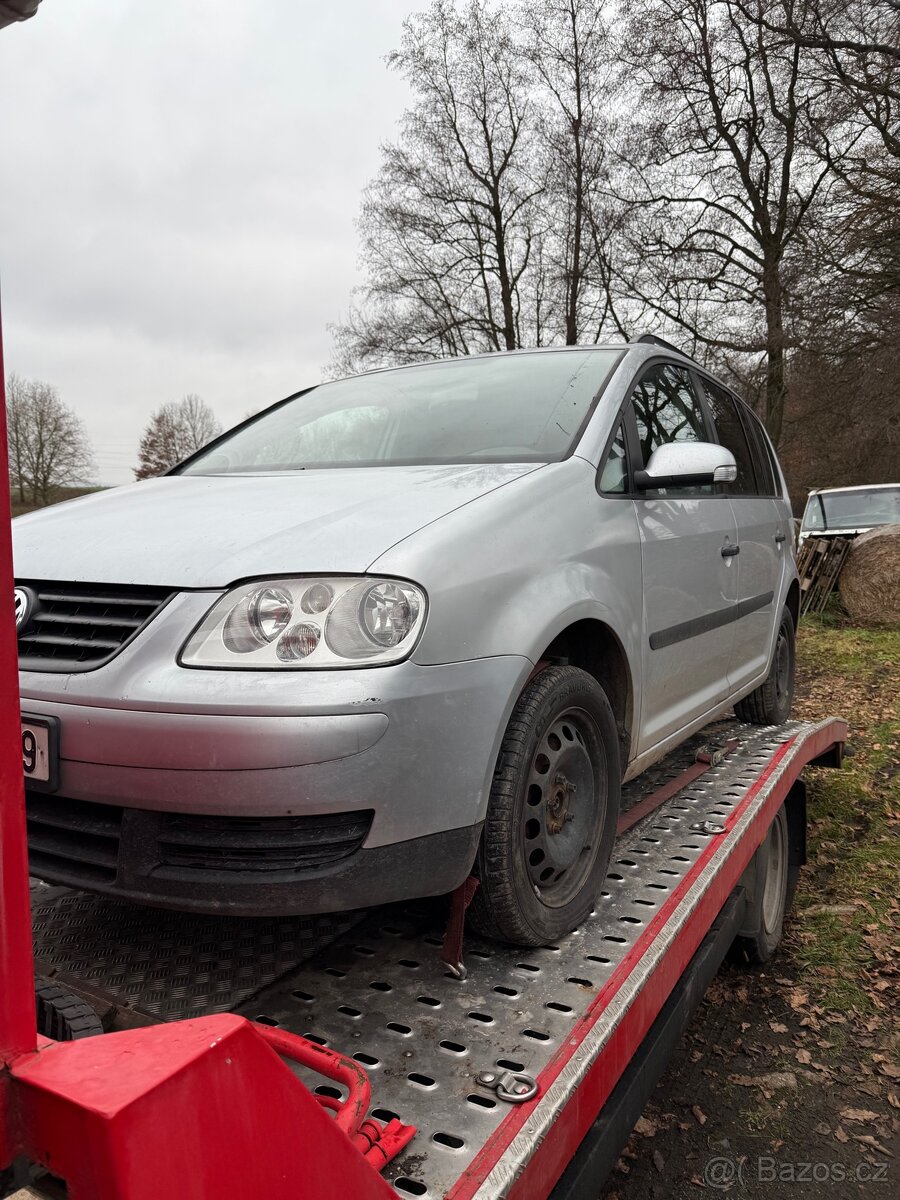 Díly vw touran 2004 1.9 74kw