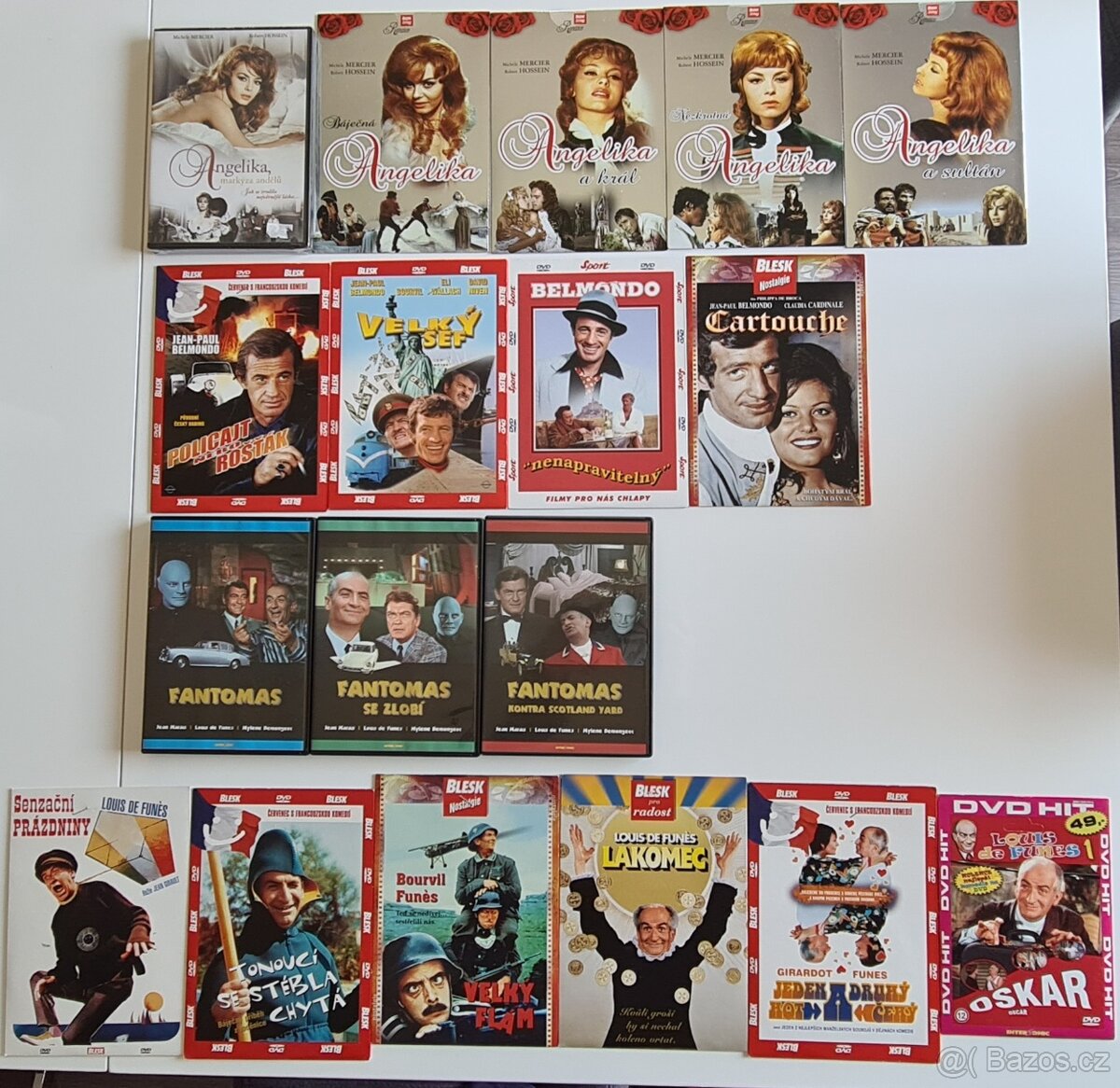 Dvd Angelika,Funes,Belmondo...