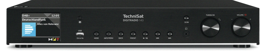 TechniSat DIGITRADIO 143 - internet rádio DAB+