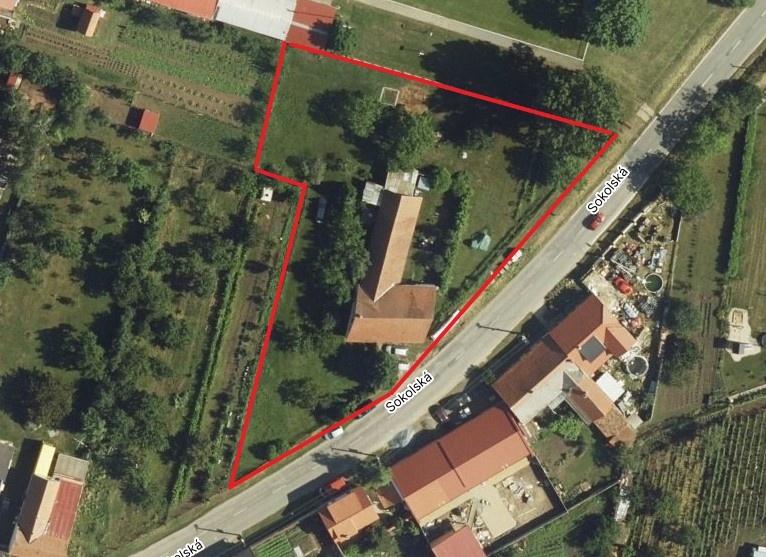 Prodej RD Strachotín - pozemky 3048 m2