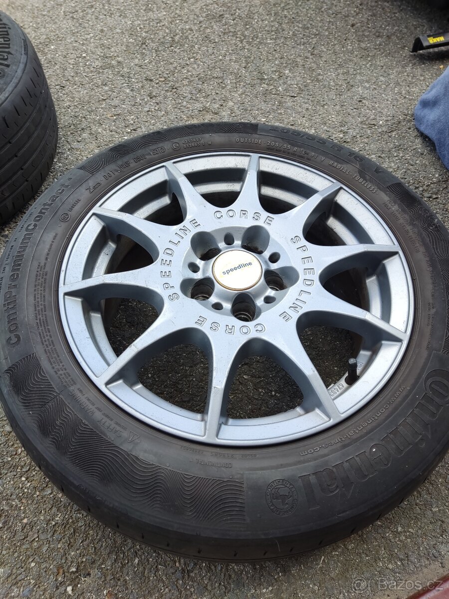 kola SPEEDLINE CORSE - 7jx16" H2, 205/55 R16 91V