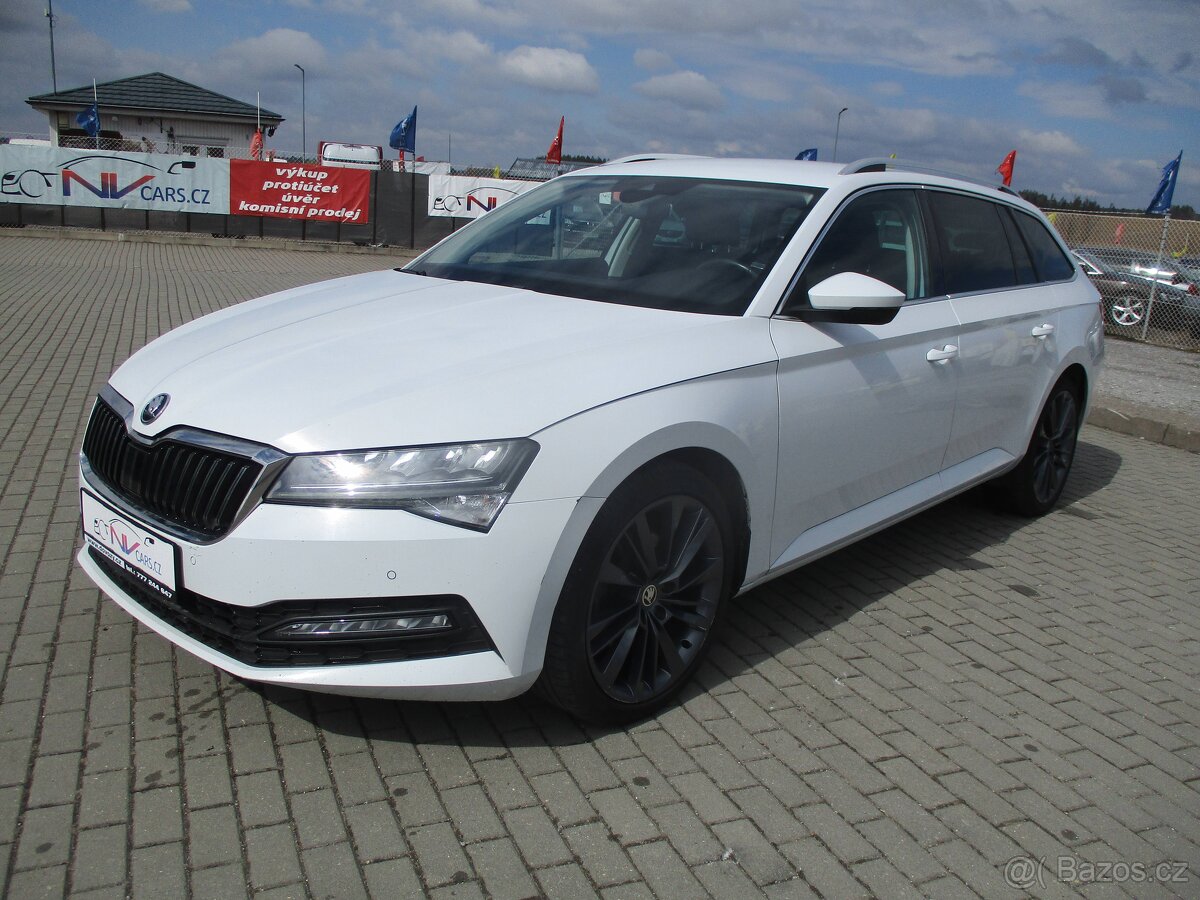 ŠKODA SUPERB 2,0TDi 147kw DSG Sport 4X4 LED 11/2020 DPH