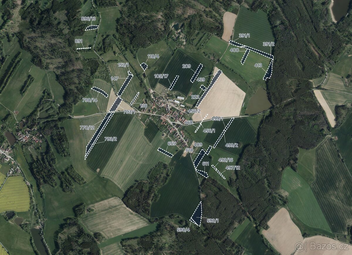 Zemědělská půda, prodej, Mysletice, Jihlava
