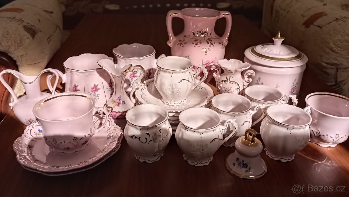 Růžový porcelán