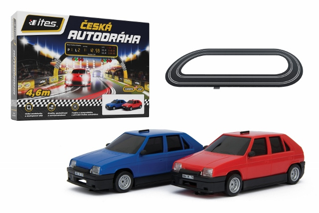 Základní set autodráha ITES -model SRC 2 auta Favorit (mod