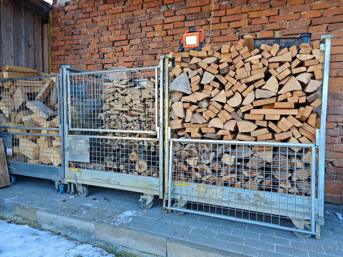 Dřevník, Klec, pozink.