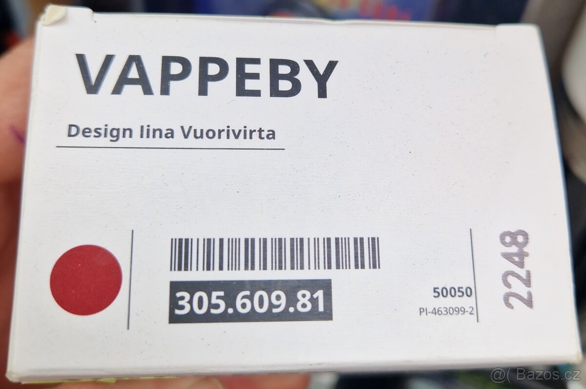 Přenosný voděodolný bluetooth reproduktor Ikea VAPPEBY