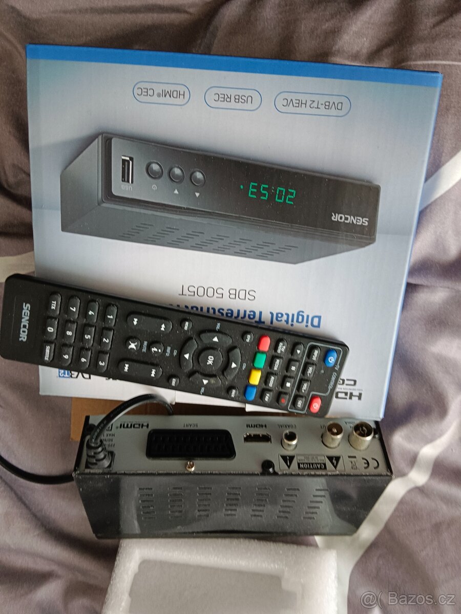 Zánovní příjímač DVD T2